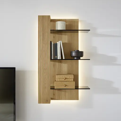 Wandboard Estana - Eiche massiv, legno