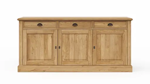 Sideboard Louisiana - Wildeiche teilmassiv, geölt