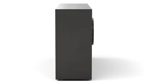 Sideboard Jyn - BHT ca. 197x91x46 cm, Lack, Schwarz, Bodenstehend