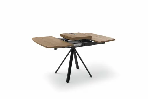 Esstisch - ausziehbar, LB ca. 100x100 cm, Eiche