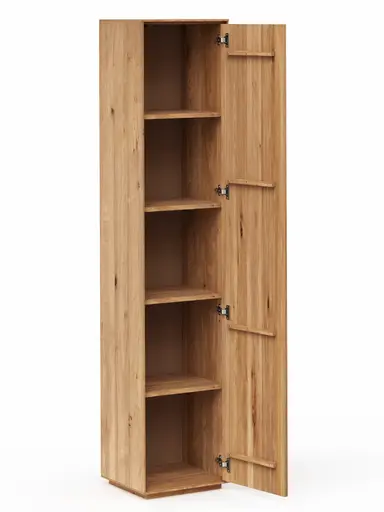 Vitrine Saratoga - rechts, Wildeiche massiv, natur geölt