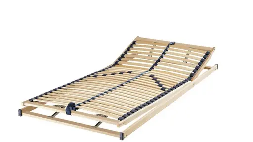 Lattenrost- Liegefläche ca. 140x200 cm, Kopf-/Fußverstellung