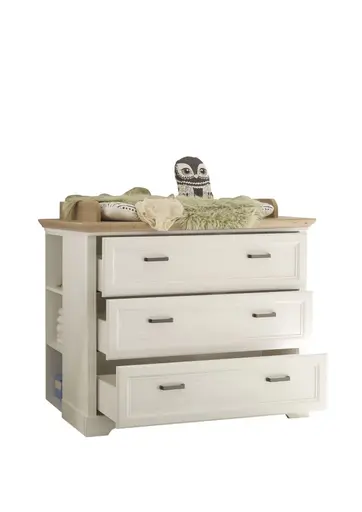 Wickelkommode - inkl. Auflage, Anderson Pine Nachbildung, Artisan Eiche Nachbildung