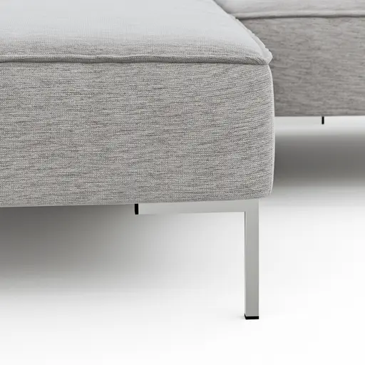 Ecksofa Morten - Longchair links, 1,5-Sitzer, Stoff, Natur