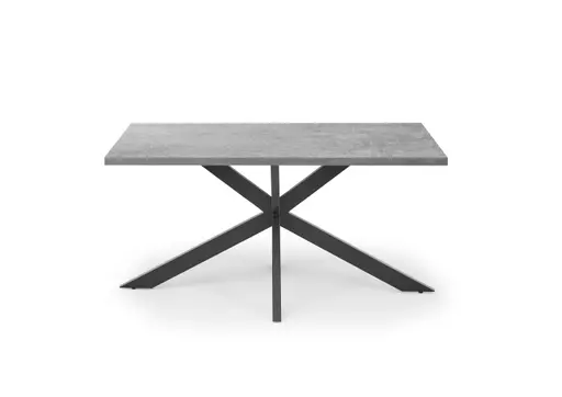 Esstisch - LB ca. 160x90 cm, Graphit, Schwarz