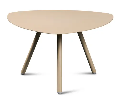 Beistelltisch - LB ca. 60x60 cm, Cremeweiß