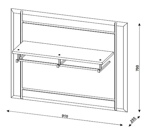 Garderobenkombination - Eiche Evoke Nachbildung, Weiß Hochglanz