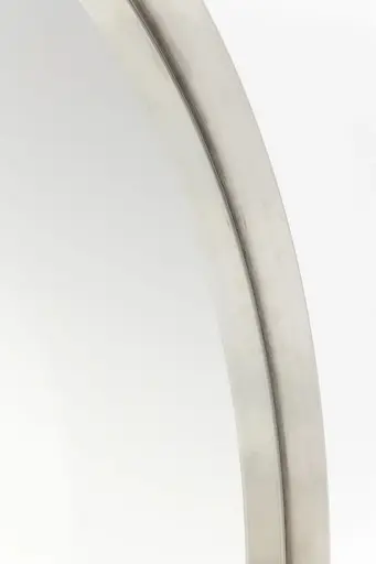 Wandspiegel- D ca. 100 cm, Spiegel, Edelstahl poliert