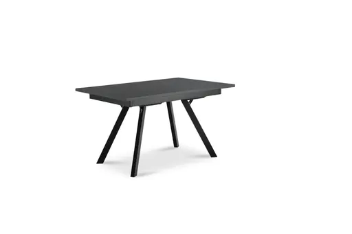 Eckbankgruppe - inkl. Tisch und 2x Stühle, Stoff, Grau