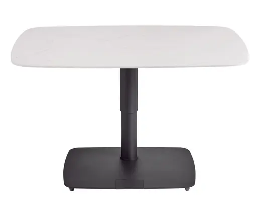 Couchtisch Camas - LBH ca. 100x65x42 cm, Keramik, Creme