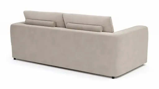 Sofa Stormy - 3-Sitzer, Stoff, Creme