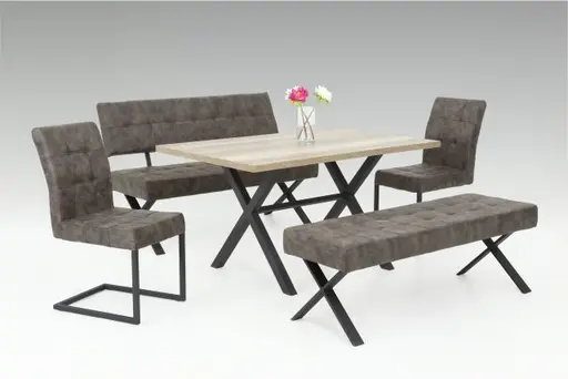 Esstisch - LB ca. 140x90 cm, Eiche Dekor