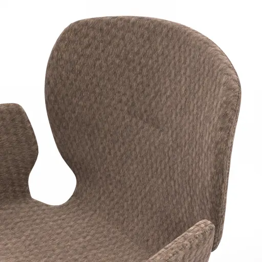 Armlehnstuhl Saltino - Stoff, Taupe