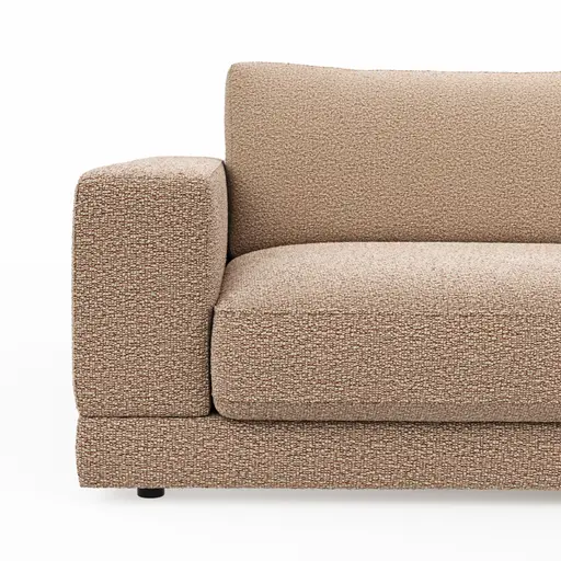 Megasofa Juni Lounge - B ca. 292 cm, Stoff, Rost