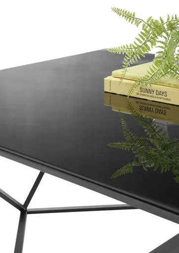 Couchtisch - LB ca. 80x80 cm, Schwarz