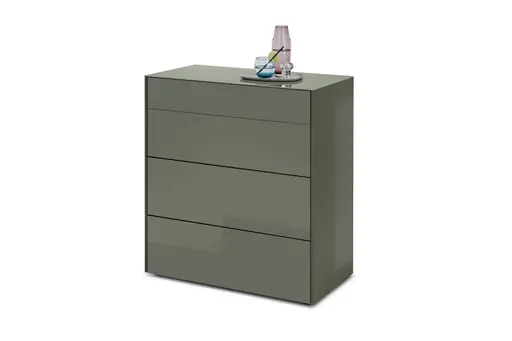 Kommode - B ca. 82 cm, Olivgrün