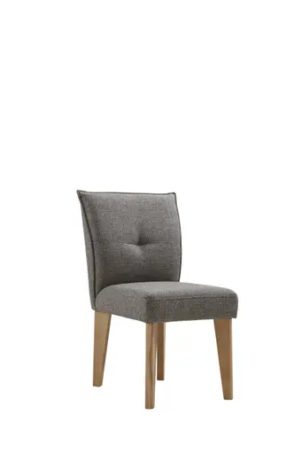 Stuhl Rosita - Stoff, Graubraun