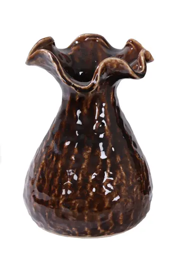 Deko-Vase - BH18x25 cm, Dunkelbraun
