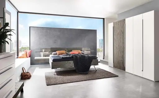 Schlafzimmer - Lack, Weiß