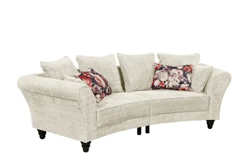 Sofa - 3-Sitzer, Stoff, Beige