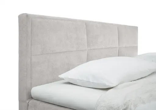 Boxspringbett SIRKO- Liegefläche ca. 180x200 cm, Stoff, Taupe