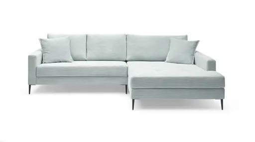 Ecksofa- 3-Sitzer, Ecke rechts, Stoff, Mint