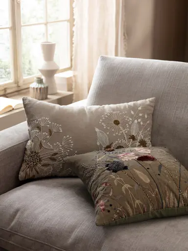 Deko-Kissen - BL ca. 60x39 cm, Beige