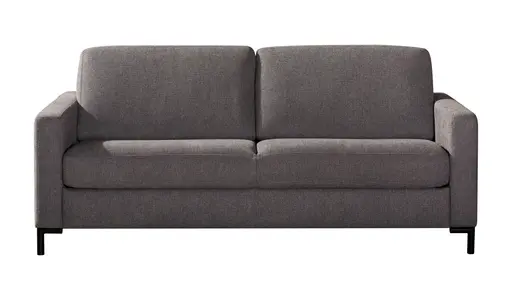 Doppelliege - Schlaffunktion, Stoff, Grau