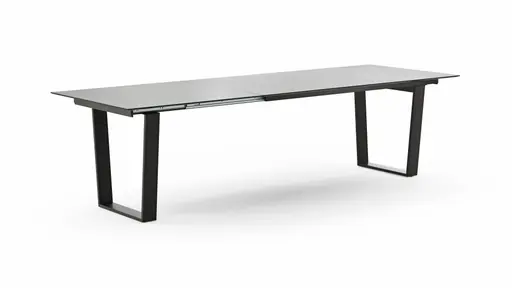 Esstisch Dinner - verlängerbar, LB ca. 180x95 cm, Kunststoff, Hellgrau