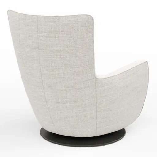 Sessel Lilaia - inkl. Dreh- und Wippfunktion, Stoff, Kaschmir