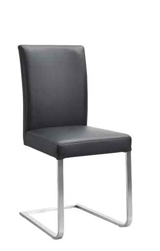 Freischwinger EM 8310 - Leder, Dunkelbraun
