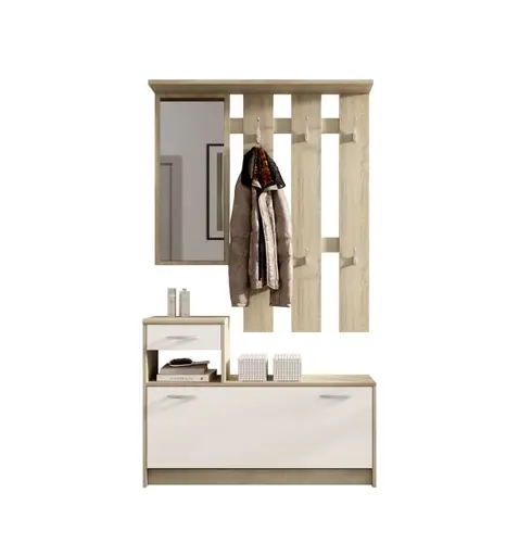 Garderobe - Sonoma, Weiß