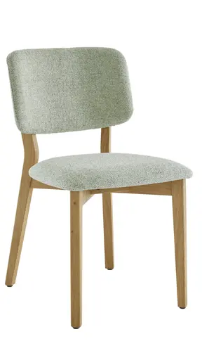 Stuhl Mila - Stoff, Limone