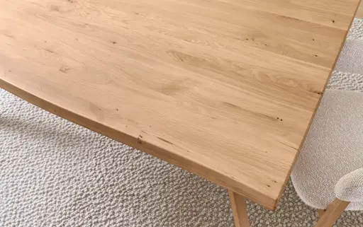 Esstisch Tineo - LB ca. 200x100 cm, Charaktereiche massiv