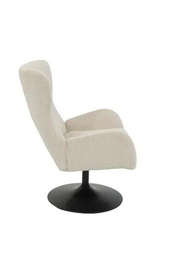 Sessel - drehbar, Stoff, Beige