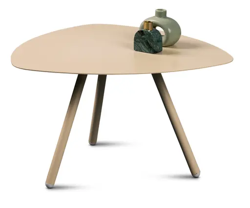 Beistelltisch - LB ca. 60x60 cm, Cremeweiß