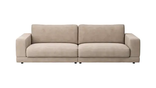 Sofa Juni - 3-Sitzer, Cord, Taupe