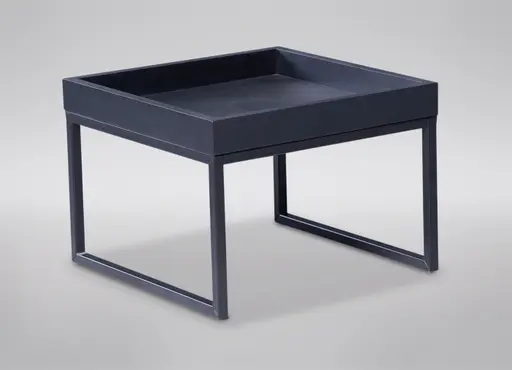 Couchtisch - LB ca. 49x49 cm, Schwarz