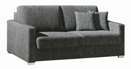 Doppelliege - mit Schlaffunktion, Stoff, Anthrazit