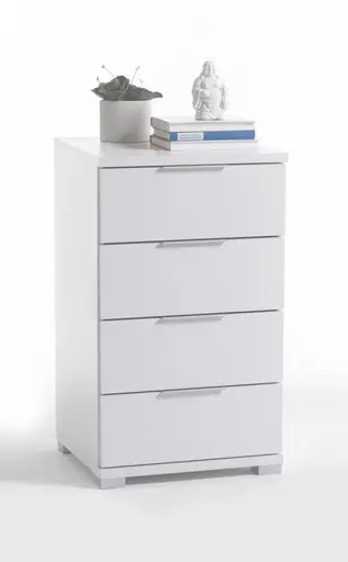 Nachtkommode- Weiß