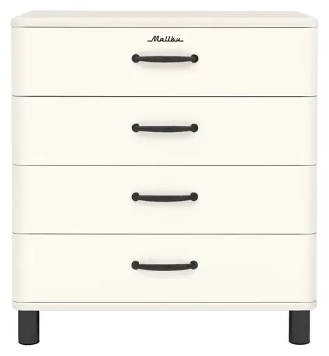 Kommode - B ca. 86 cm, Weiß