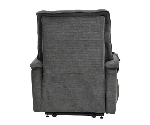 TV-Sessel MIKLAS - Aufstehhilfe, Relaxfunktion, Stoff, Grau