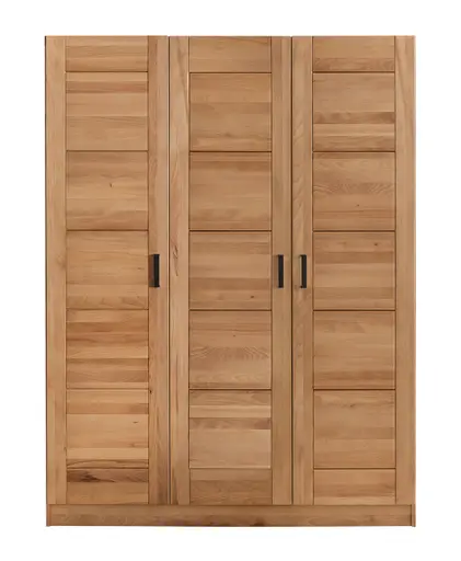 Drehtürenschrank- B ca. 152 cm, Buche, Teilmassiv, Geölt