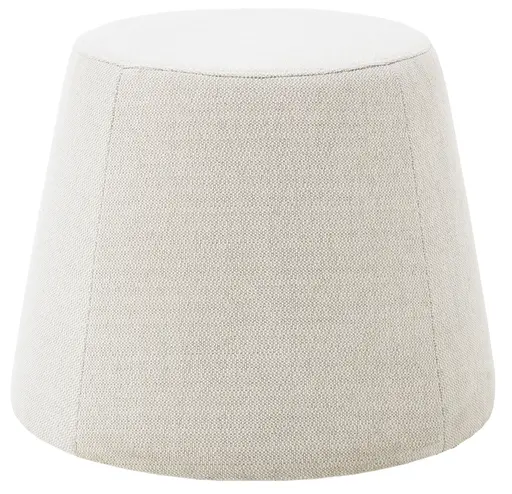 Hocker, LBH ca. 53x53x42 cm, Stoff, Creme