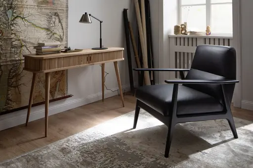 Konsolentisch Barbier - BHT ca. 120x74x35 cm, Esche teilmassiv