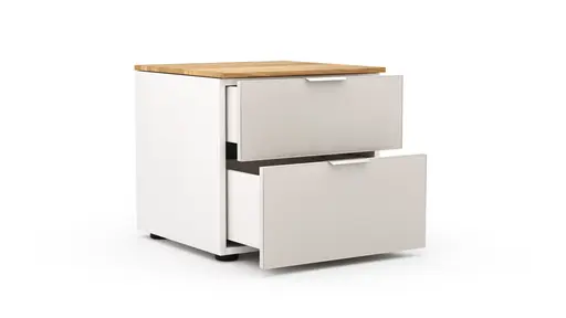 Nachttisch Colorado Beimöbel - BHL ca. 45x42x43 cm, Rosé