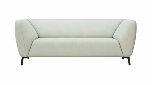 Sofa Morela - 2,5-Sitzer, Stoff, Hellgrau