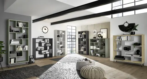 Raumteiler - B ca. 90 cm, Anthrazit