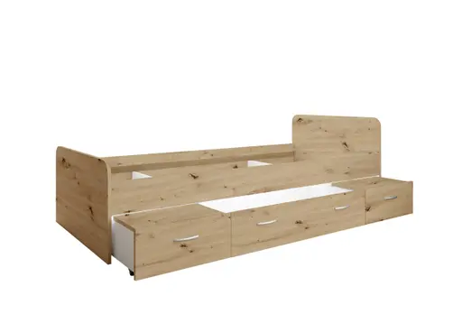 Kojenbett - Liegefläche ca. 90x200 cm, Artisan Eiche Nachbildung
