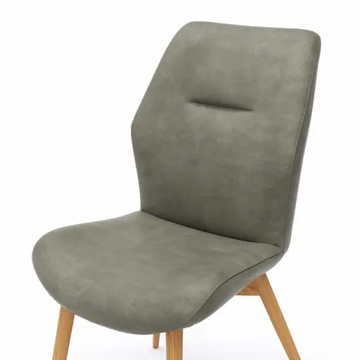 Stuhl Dalyan - Stoff, Grau